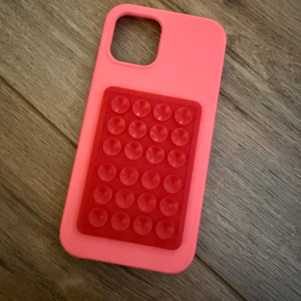 iPhone 12 Pro Pink and Red Phone Case